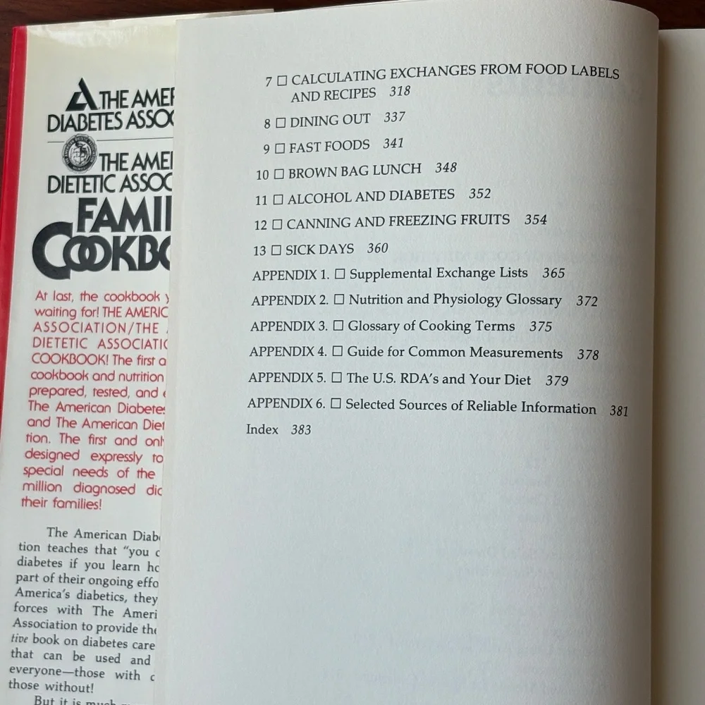 The American Dietetic Association Family Hardcover Cookbook